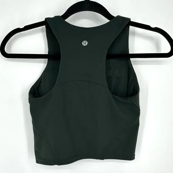 Lululemon Invigorate Training Tank Top Sports Bra Rainforest Dark Green W1CZ3S‎ - Picture 3 of 7